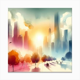 Cityscape 20 Canvas Print