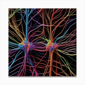 Colorful Brains 2 Canvas Print