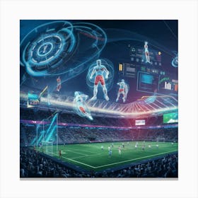 Artificial Intelligence In Soccer Canvas Print