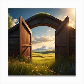 Open Door Canvas Print