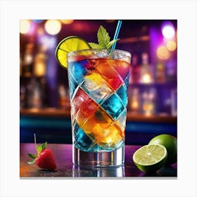 Colorful Cocktail 3 Canvas Print