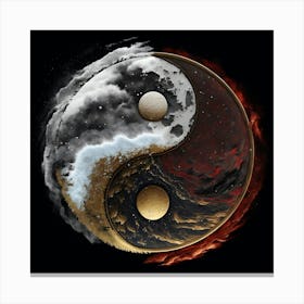 Yin Yang Art 1 Canvas Print