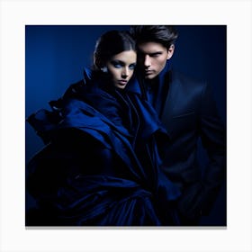 Fashion Couple — Stock Photo Canvas Print