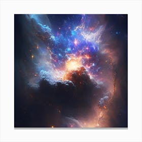 Nebula Galaxy Canvas Print