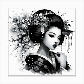 Japan Geisha Visual 131 Canvas Print