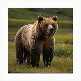 Brown Bear - Brown Bear Stock Videos & Royalty-Free Footage Canvas Print