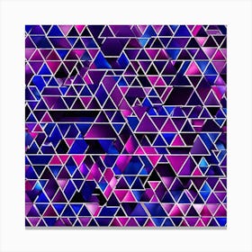 Abstract Triangles Canvas Print