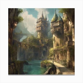Fantasy Castle 52 Canvas Print
