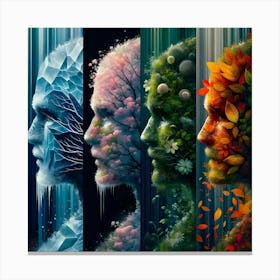 Four Seasons Canvas Print