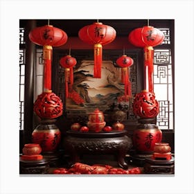 Chinese Lanterns Canvas Print