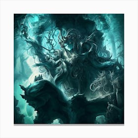 Demon Of The Forest Canvas Print