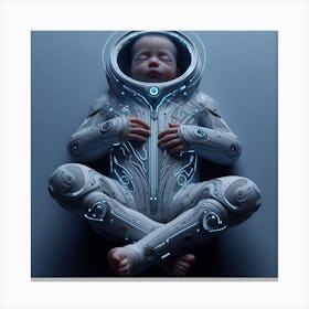 Futuristic Baby 18 Canvas Print