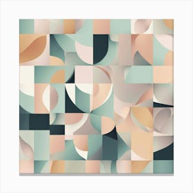 Abstract Geometric Pattern 64 Canvas Print