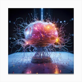 Artificial Brain Canvas Print