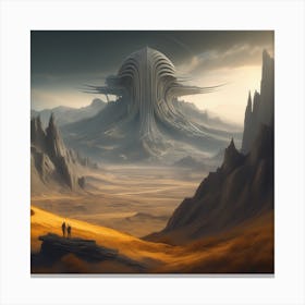 Alien Planet 1 Canvas Print