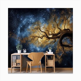 Tree In The Sky Canvas Print