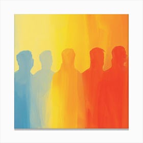 Portrait Of A Group Of People 1 Canvas Print