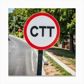 Ctt Sign Canvas Print