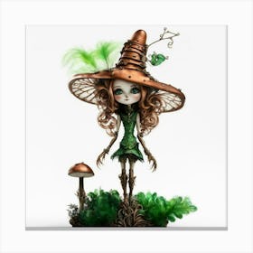 Little fairy doll 4 Canvas Print