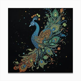 Peacock 28 Canvas Print