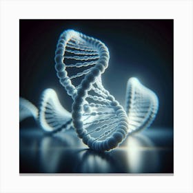 Dna Strand Canvas Print