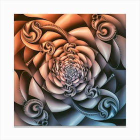 Fractal Flower Canvas Print