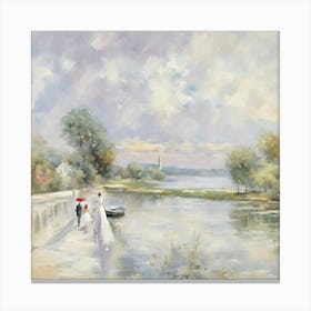 Riverside on a Sunday Morning Canvas Print