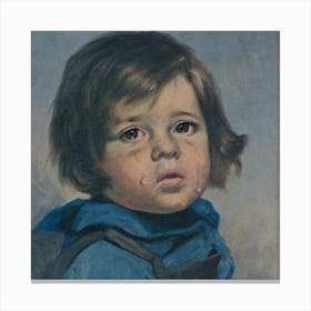 Boy In Blue Canvas Print