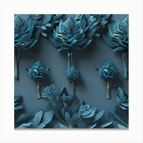 3d Paper Art 1 Canvas Print