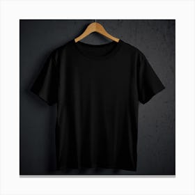 Black T - Shirt 12 Canvas Print