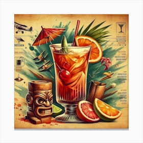 Tiki Cocktail 9 Canvas Print