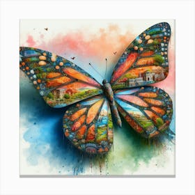 Monarch Butterfly Art 1 Canvas Print