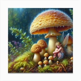 Fairy In The Forest 14 Canvas Print