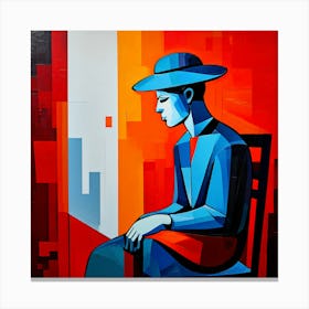 Abstract Loneliness Canvas Print