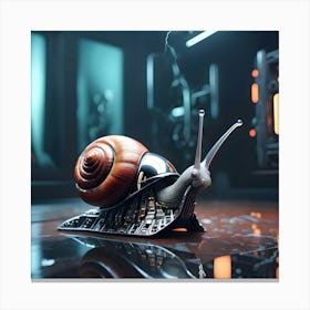 Bionic Snail 6 Canvas Print