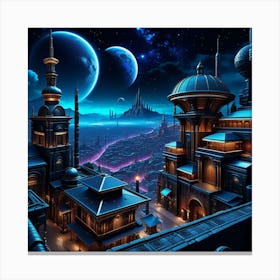 Futuristic City 6 Canvas Print