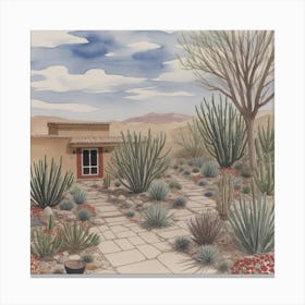 Cactus Garden Canvas Print