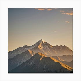 Misty Mountains Canvas Print