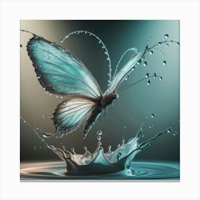 Blue butterfly 1 Canvas Print