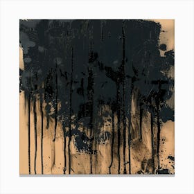 Paint It Black Canvas Print