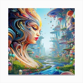 Psychedelic Painting 2 Canvas Print