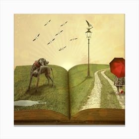 Book Art Canvas Print