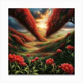 Dream Of Flowers Canvas Print