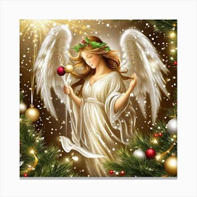 Angel Christmas 3 Canvas Print