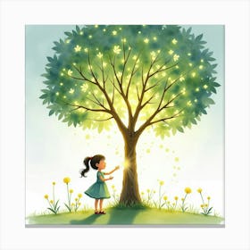 Fairy Tree Canvas Print