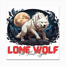 Lone Wolf: The Real Sigma Alpha Art Stampe su tela