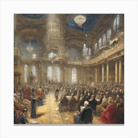 Meeting Of The General Assembly Canvas Print