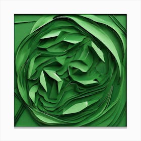 Emerald Green 2 Canvas Print