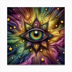 All Seeing Eye 6 Canvas Print