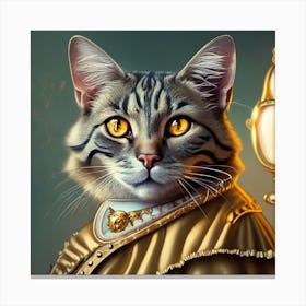 Cat In Costume Canvas Print